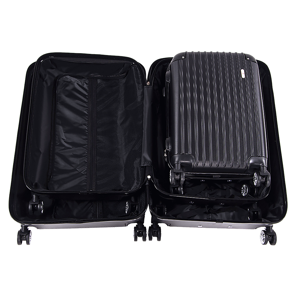 Delegate Suitcases Luggage Set 20 24" 28"Carry On Trolley TSA Travel Bag"